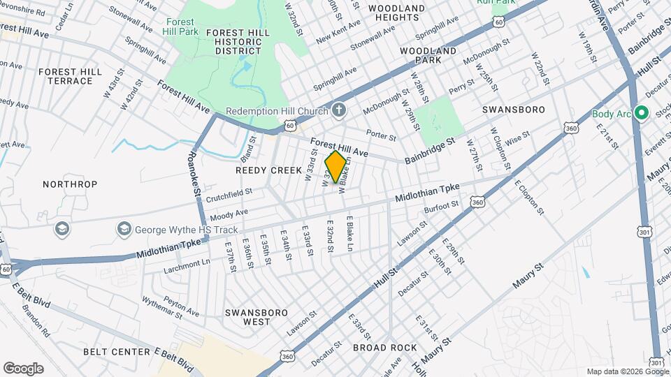 3151 Moody Ave Map and Location Details