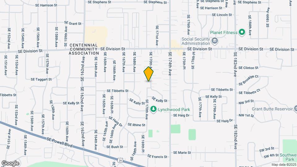 2927 SE 170th Ave Map and Location Details