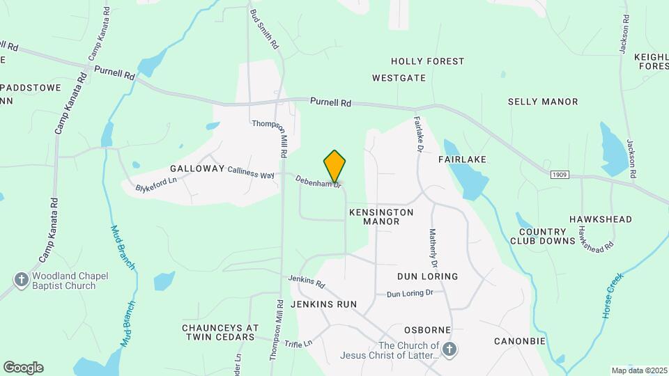 8025 Debenham Dr Mapa y Detalles de la Ubicación