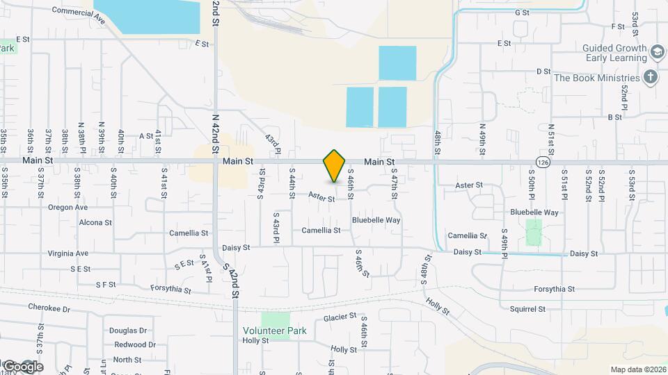 4556 Aster St Map and Location Details