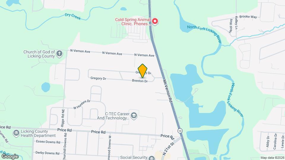 92 Brenton Dr Map and Location Details