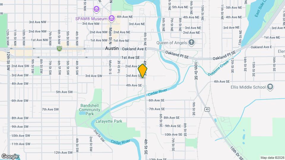 402 4th St SE Map and Location Details