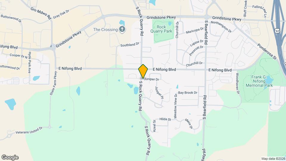 1802-1804-1804 Juniper Dr Map and Location Details