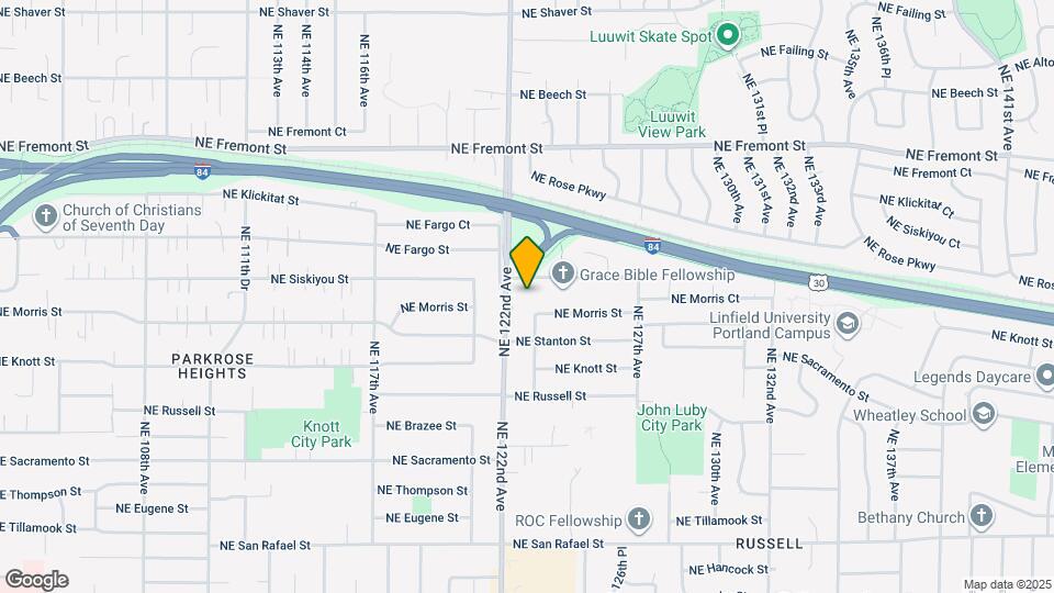 12240 NE Siskiyou St Map and Location Details