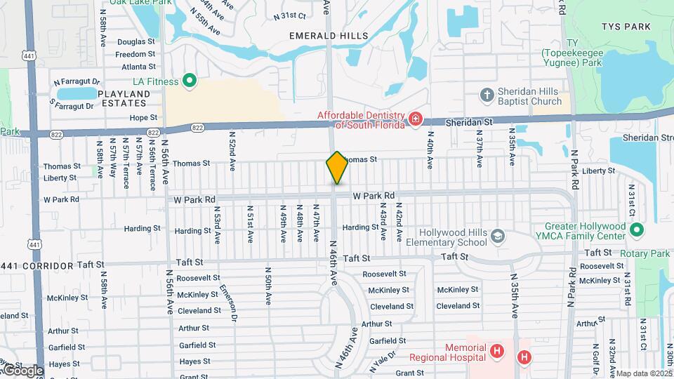 4519 W Park Rd Map and Location Details
