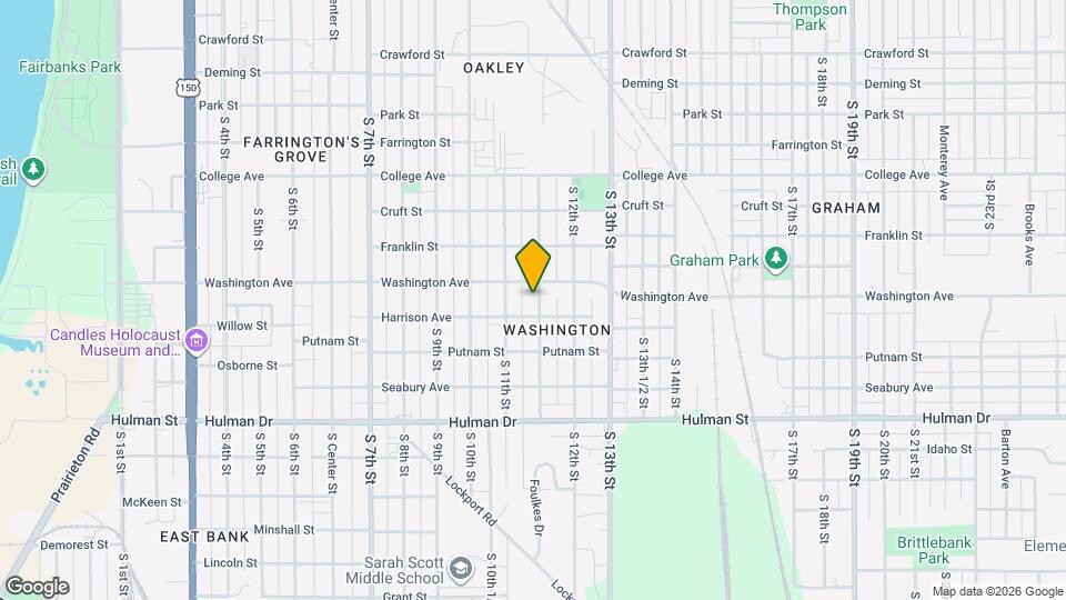 1419 S 11th 1/2 St Map and Location Details