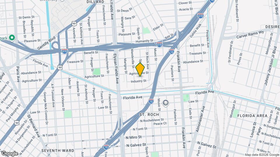 2812 Spain St Map and Location Details