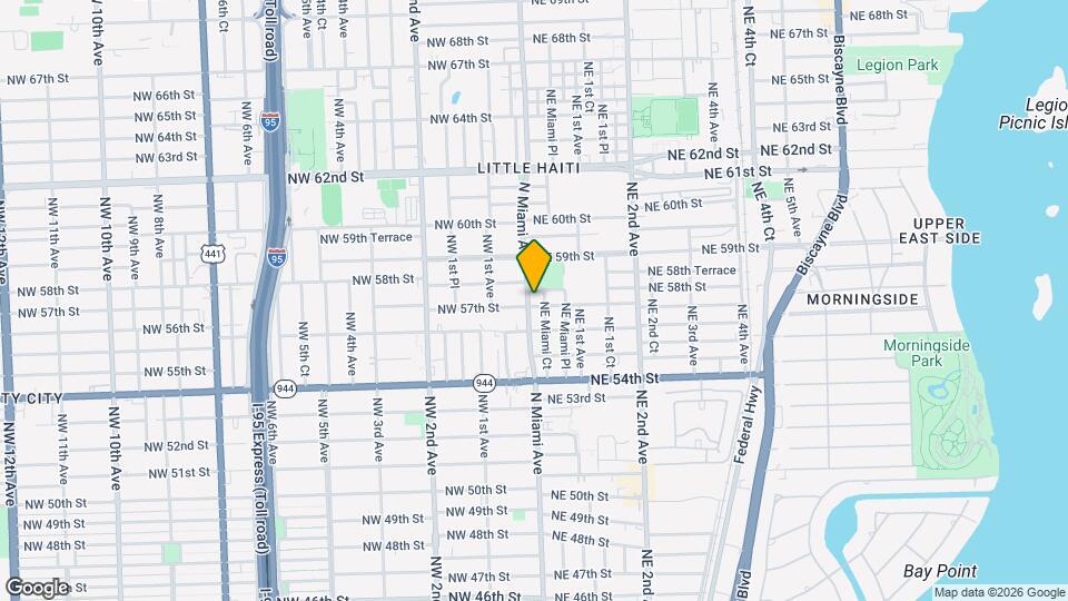 5701 N Miami Ave Map and Location Details