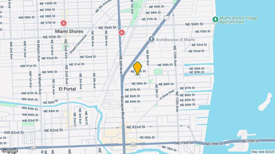 742 NE 90th St Map and Location Details