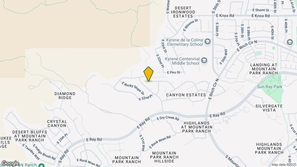 3201 E Desert Flower Ln Map and Location Details