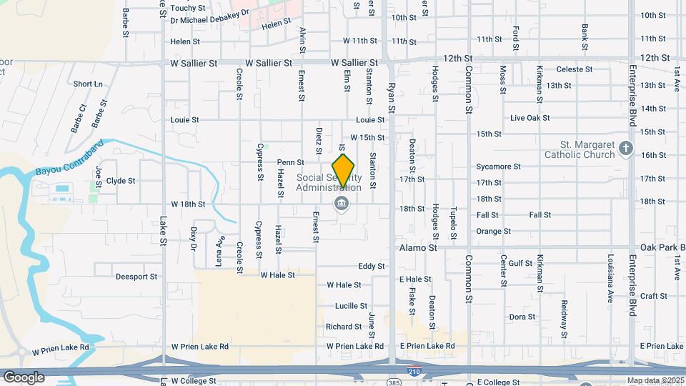 2607 Elm St Map and Location Details