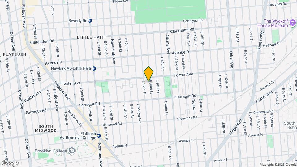 694 E 38th St Map and Location Details