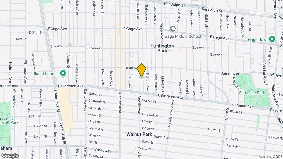 7028 Seville Ave Map and Location Details