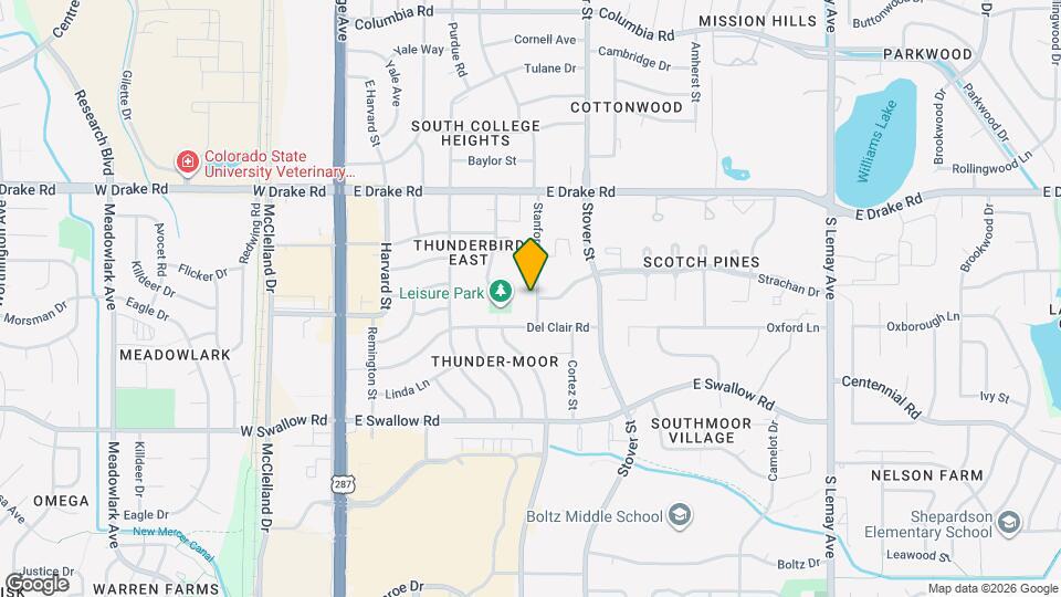 2823 Stanford Rd Map and Location Details