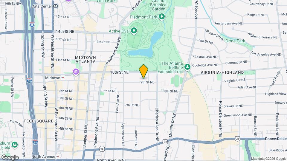 378 9th St NE Map and Location Details