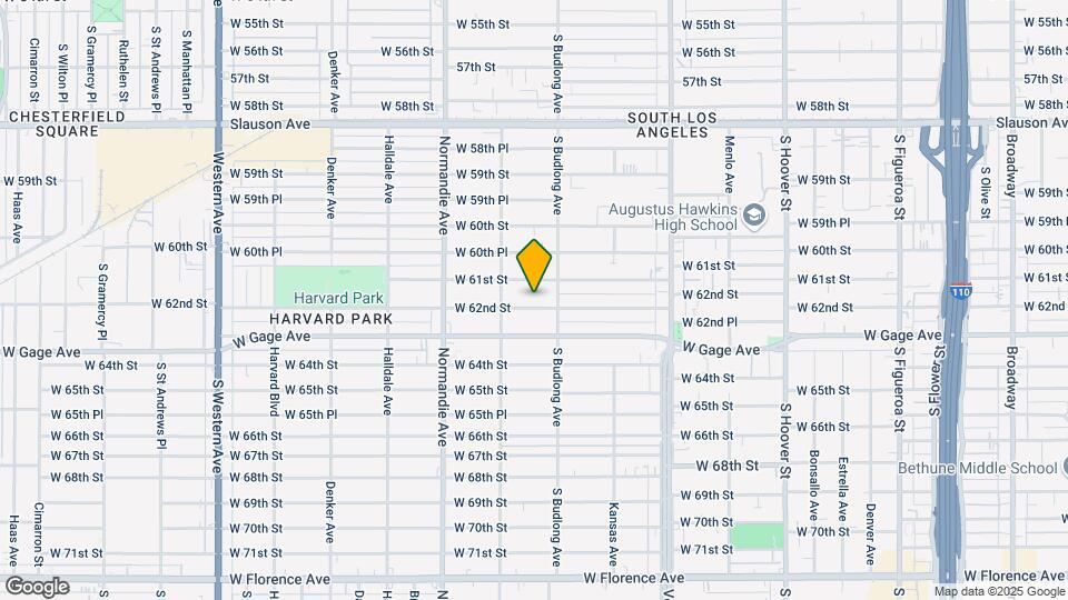 1221 W 62nd St Map and Location Details