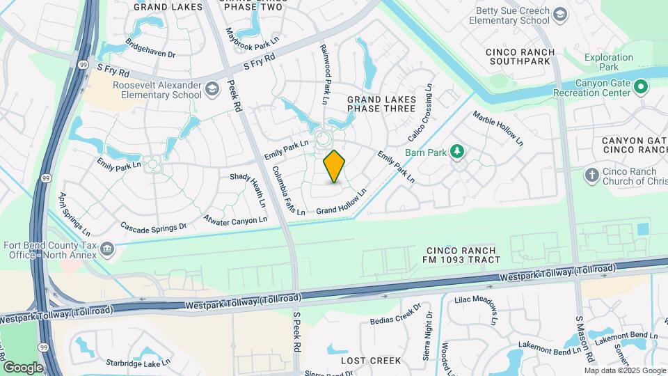 21611 Balsam Brook Ln Map and Location Details