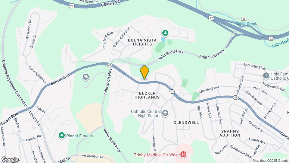 3241 Sunset Blvd Map and Location Details