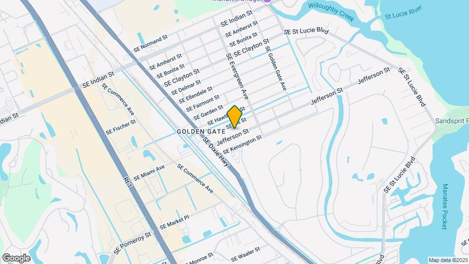 3013 Jefferson St Map and Location Details