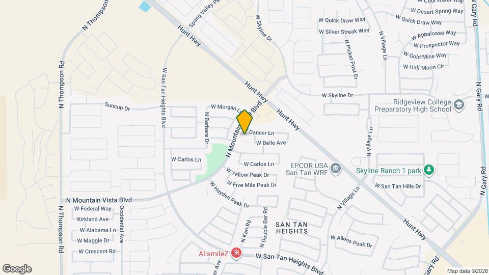 3328 W Belle Ave Mapa y Detalles de la Ubicación