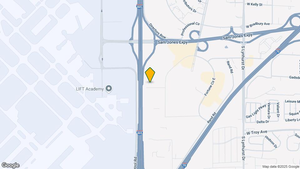 Furnished Studio-Indianapolis - Airport Map and Location Details