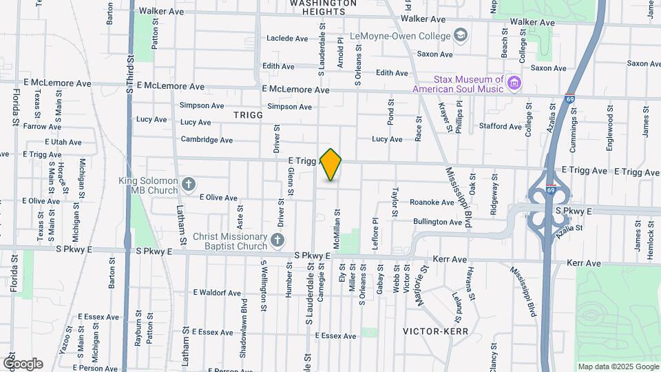 1329 Mcmillan St Map and Location Details