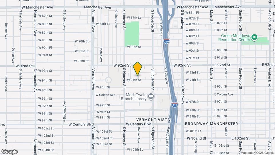 601 W 94th St Map and Location Details