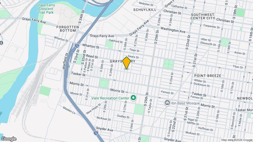 1452 S Etting St Map and Location Details