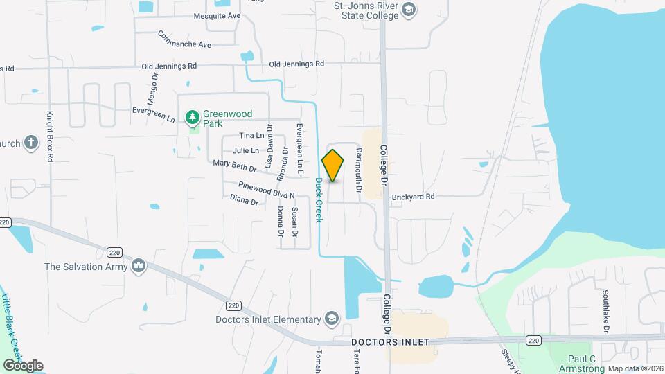 1809 Dartmouth Dr Map and Location Details