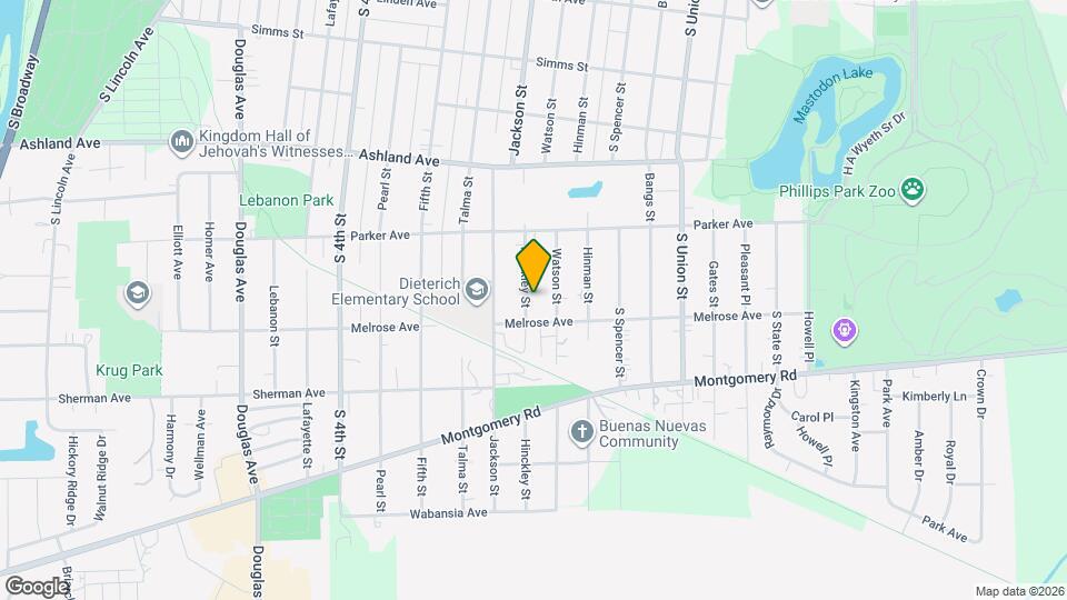 1146 Hinckley St Map and Location Details