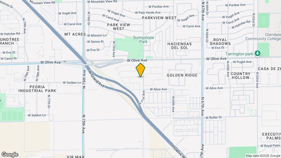 7119 W Golden Ln Map and Location Details