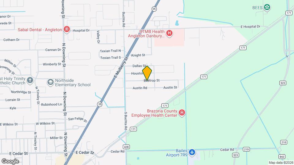 152 Bastrop St Map and Location Details