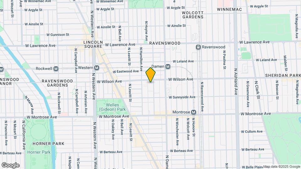 4544 N Seeley Ave Map and Location Details