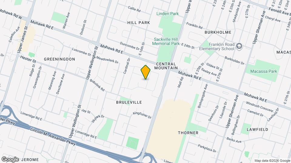 20 Blackthorne Ave Map and Location Details