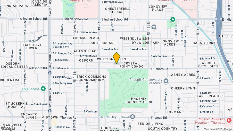 914 E Osborn Rd Map and Location Details