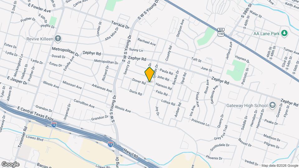 2313 Dover Rd Map and Location Details