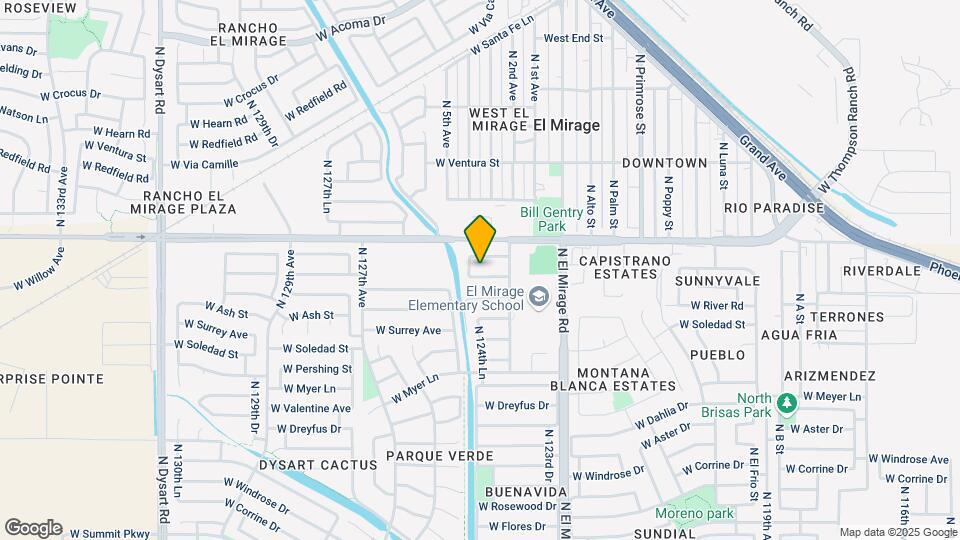 12430 W Willow Ave Map and Location Details