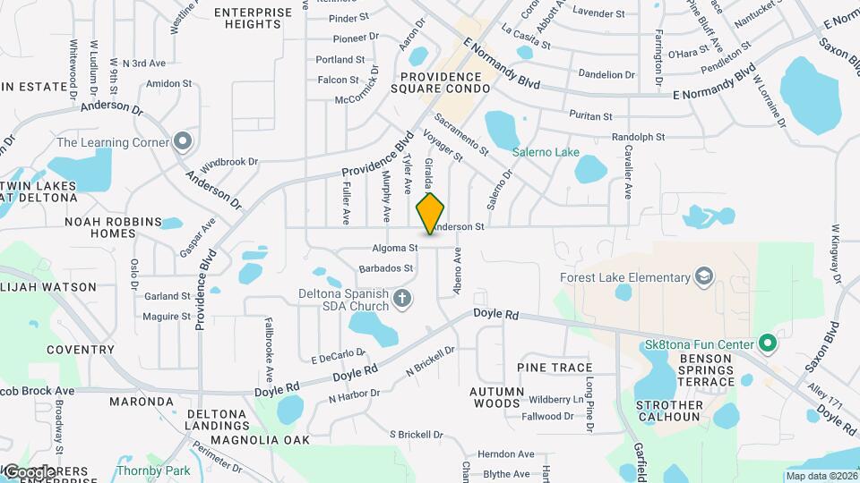 1194 Algoma St Mapa y Detalles de la Ubicación