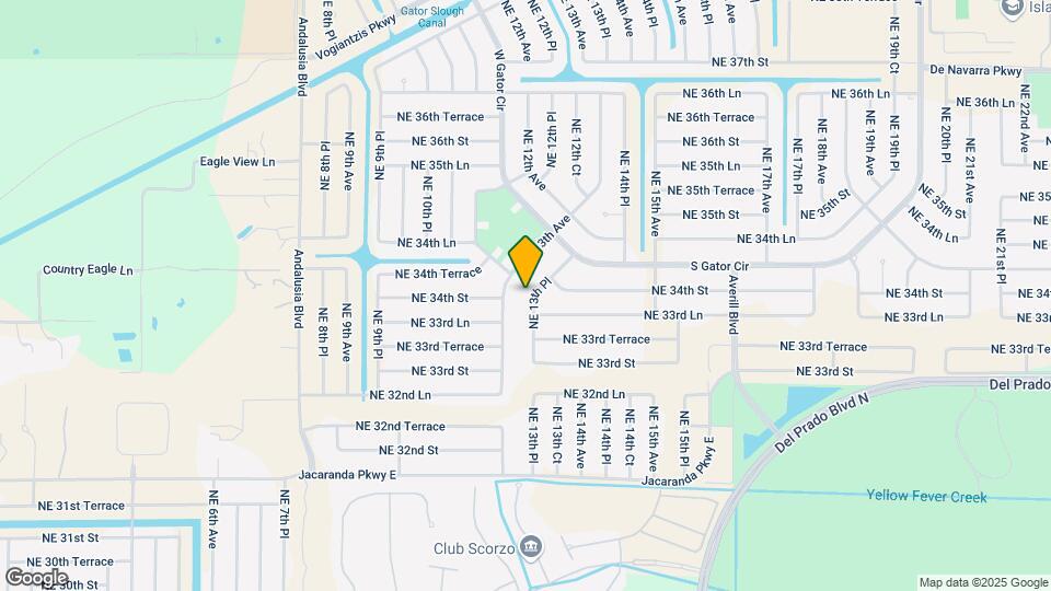 3342 NE 13th Pl Map and Location Details