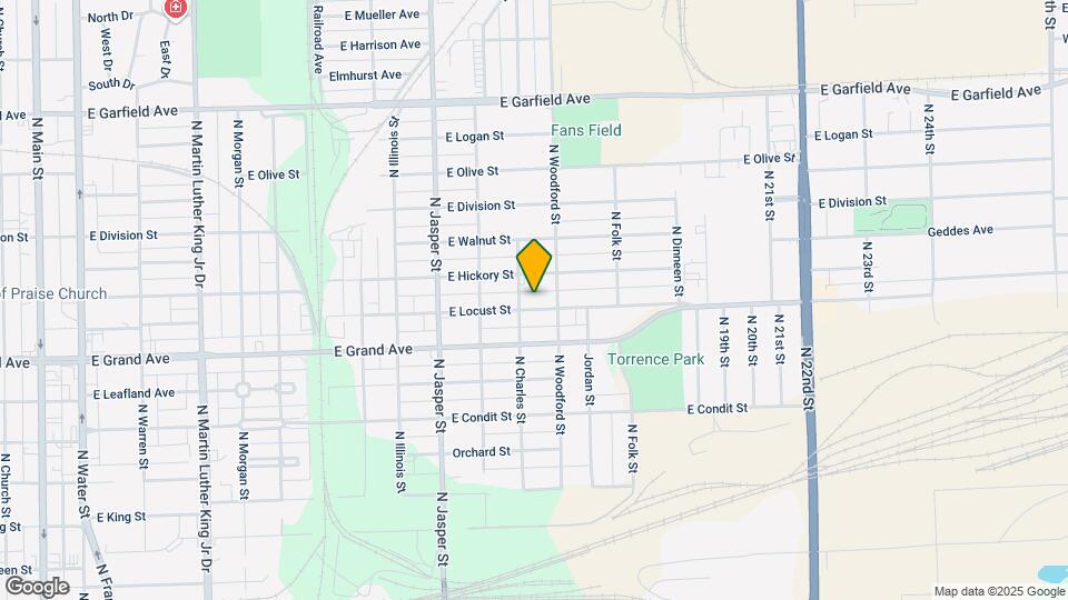 1426 E Locust St Map and Location Details