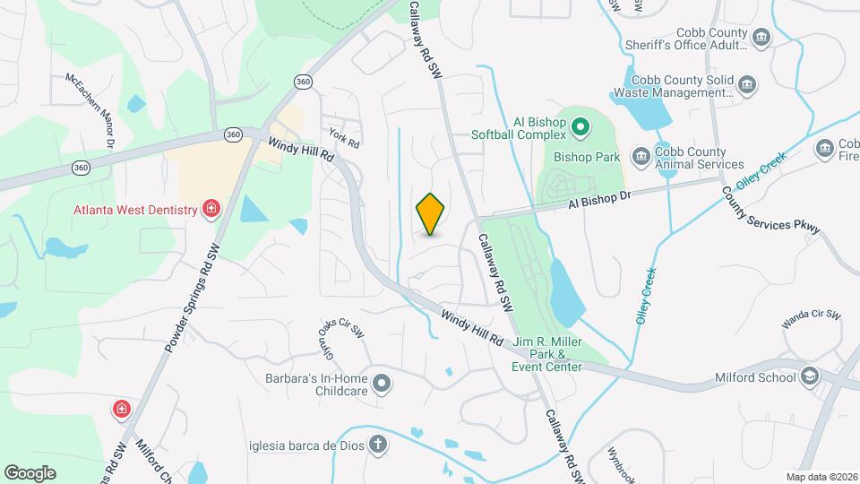 1246 Cumberland Creek Pl SW Mapa y Detalles de la Ubicación