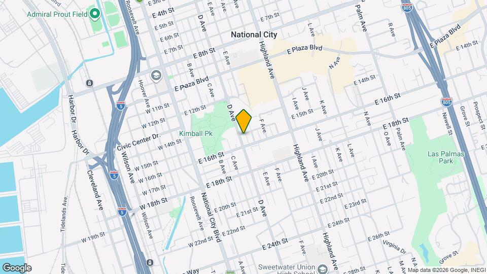 404 E 15th St, Unit 404 Map and Location Details