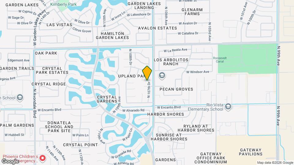 2610 N 107th Dr Map and Location Details
