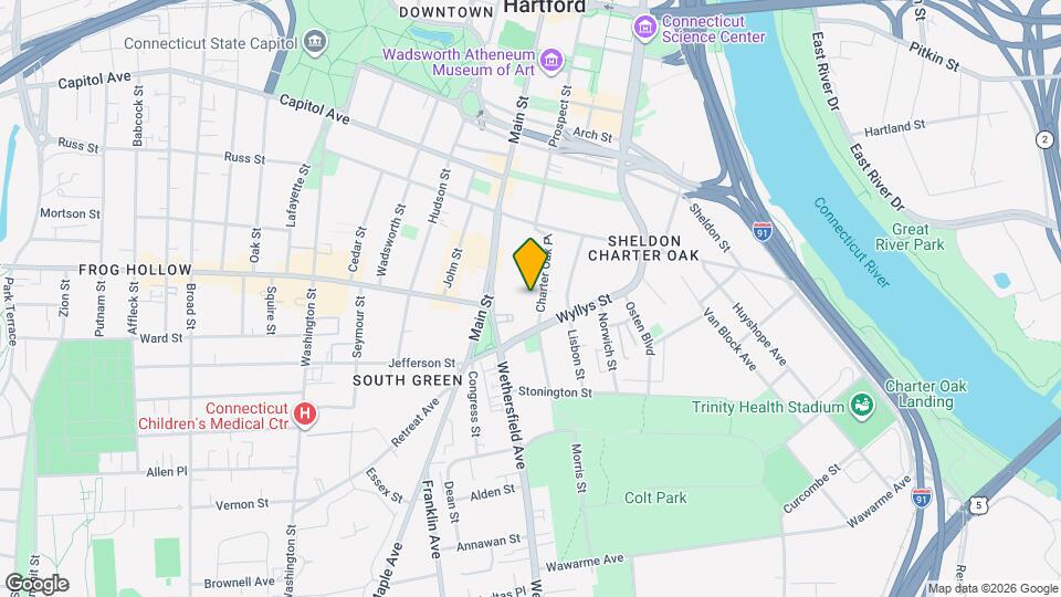 11 Charter Oak Pl Mapa y Detalles de la Ubicación