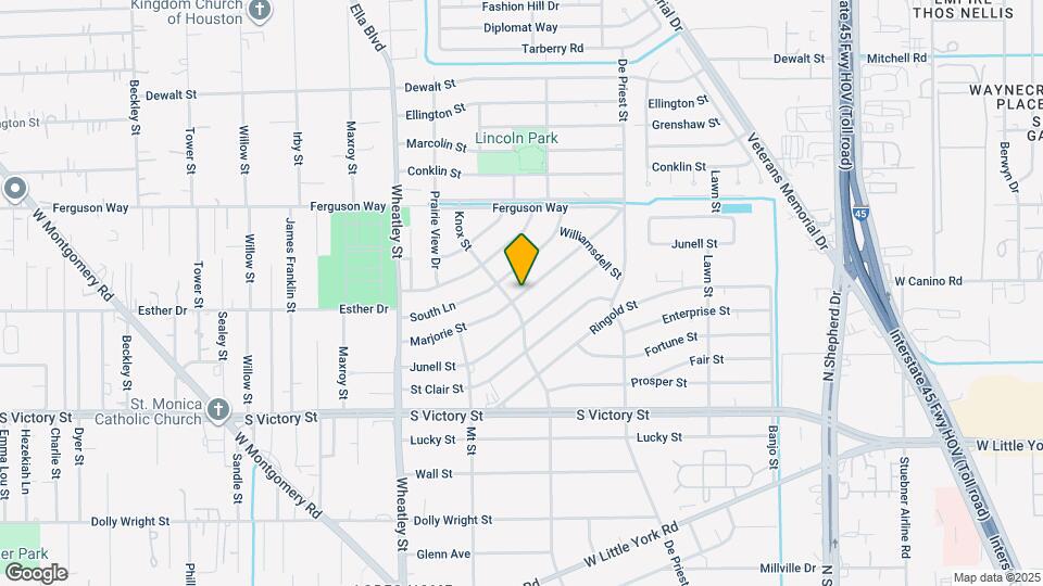 990 Marjorie St Map and Location Details