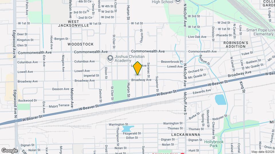 811 Mackinaw St Map and Location Details