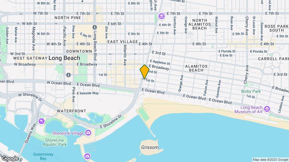 44 Alamitos Ave Mapa y Detalles de la Ubicación