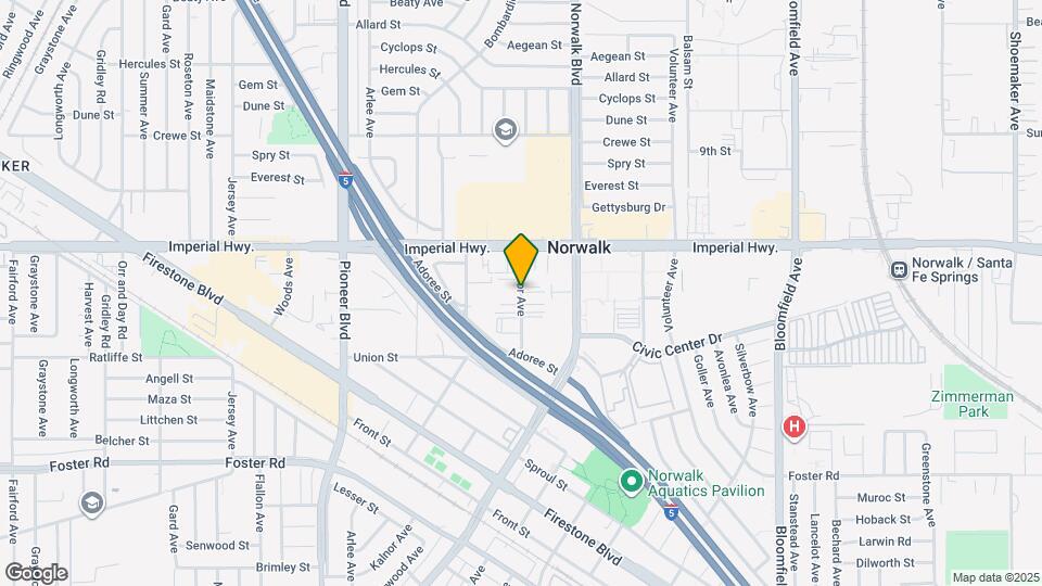 12727 Kalnor Ave Map and Location Details