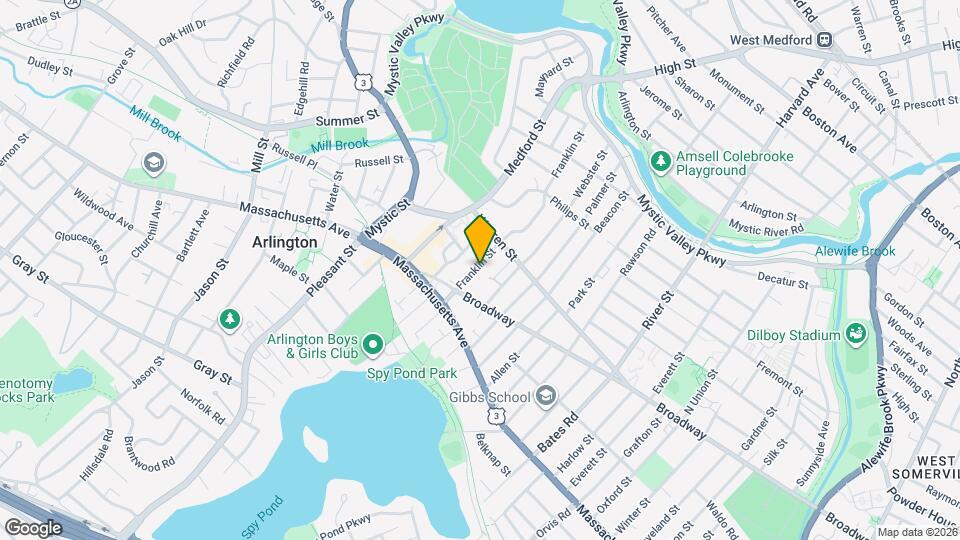 27 Franklin St Map and Location Details