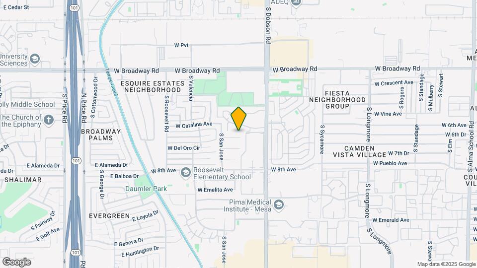2110 W De Palma Cir Map and Location Details